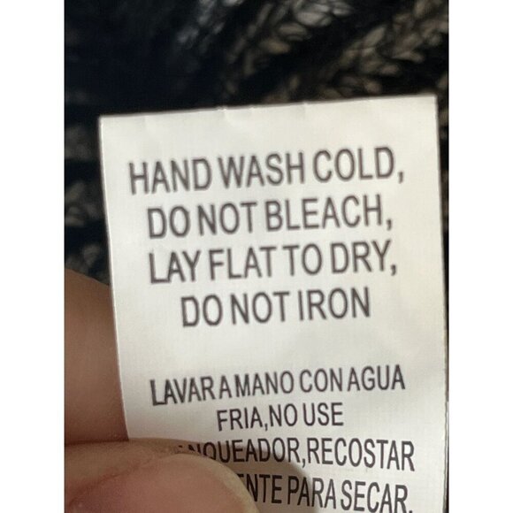 Retro Fuzzy Sweater Black XL Neutral Minimalist Preppy Classic Chic Boho Goth - Picture 8 of 10